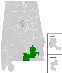 Map of the district