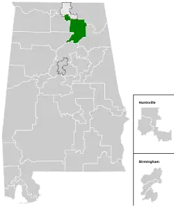 Map of the district