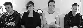 Glasvegas line–up, December 2010