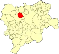 Location of Barrax