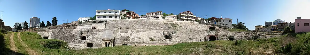 Panorama of the Durrës Amphitheatre