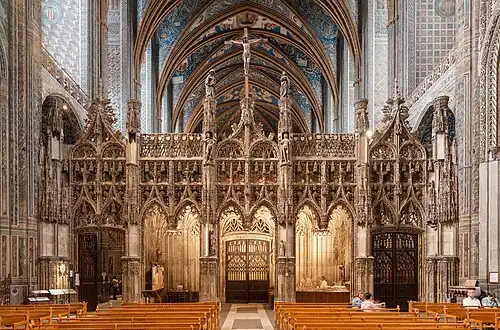 The 15th century rood screen