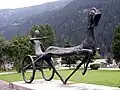 Sculpture "bridled force" from 1970 to 1971