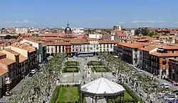 View of the Plaza de Cervantes
