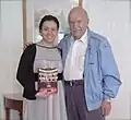 With playwright Carlos Maggi, Il Duce's librettist