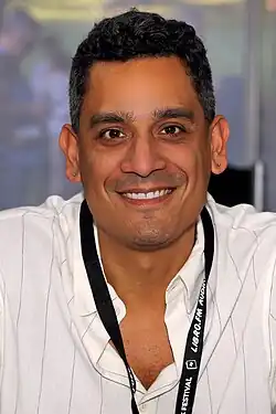 A head shot photo of Alejandro Varela at the 2025 Texas Book Festival