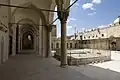 Portico and courtyard