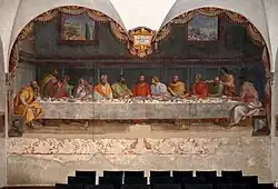 The Last Supper by Alessandro Allori, 1582