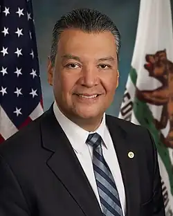 The official portrait of U.S. Senator Alex Padilla, from the U.S. State of California from 2021.