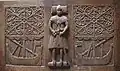 Alexander Ritchie inlaid carved in oak taken from tomb rubbings of the Kings of Scotland