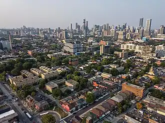 Buildings in Alexandra Park in 2025