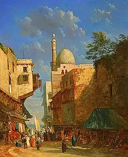 The Bazaar, by Alexandre Defaux, 1856