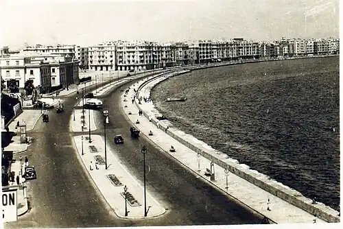 The Corniche in the Mansheya area in 1944