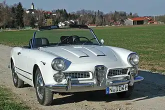 Alfa Romeo 2000 Spider for Touring, 1957.