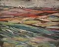 Landscape sketch, 1916, Oil, ca. 39x49 cm