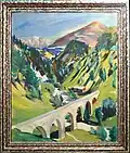 Stubaital, 1926, Oil, ca. 79x64 cm