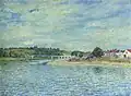Alfred-Sisley: La Seine à Saint-Mammès Privatsammlung