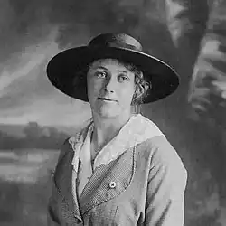A photographed portrait of Stoddard, taken circa 1910.