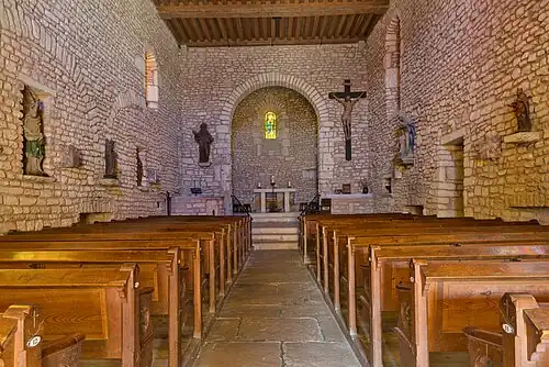 The church interior