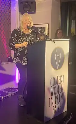 Alison Steadman receiving the Witty Impact Award, 3rd November 2025