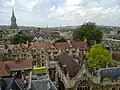 All Saints Church from St Mary's, on the High Street.