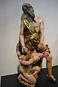 Sacrifice of Isaac by Alonso Berruguete.