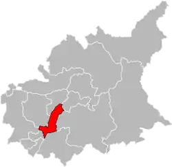 Situation of the canton of Oraison in the department of Alpes-de-Haute-Provence