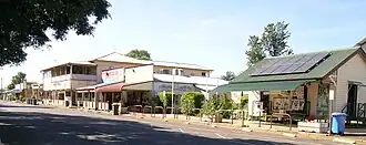 The main street of Alpha