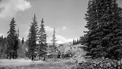 Mine ruins in Alta, Colorado 1964