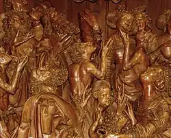 part of Carving altar