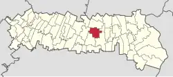 Location in Ialomița County