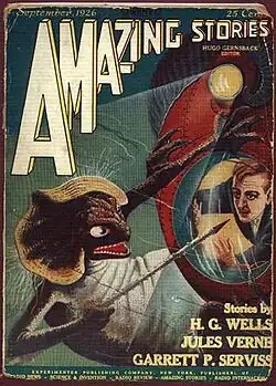 Creature from In the Abyss by H. G. Wells, September 1926