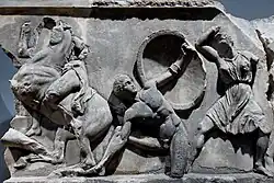 Relief from the ruins of the Mausoleum of Halicarnassus