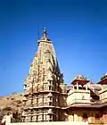 Temple complex from the side angle