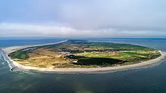 Aerial view Ameland (west)
