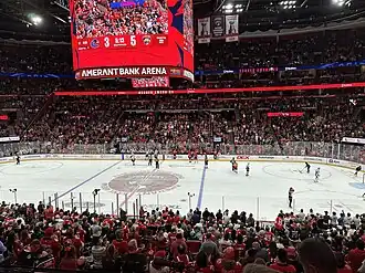 Amerant Bank Arena during a game in November 2025 between the Panthers and Canucks
