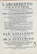 Title page of L’Architetto pratico (1726)