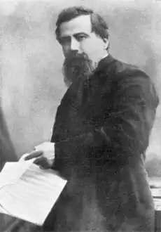 Portrait photograph of Amilcare Ponchielli