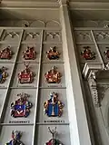 Aminoff Noble Family's Coat of Arms of the Noble Lineage at the House of Nobility in Helsinki.