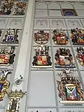 Aminoff Noble Family's Coat of Arms of the Count Lineage at the House of Nobility in Helsinki.