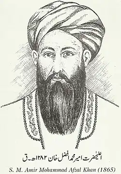 Mohammad Afzal Khan of Afghanistan