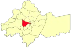 Zahran location in Amman Governorate