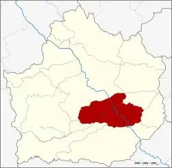 District location in Kamphaeng Phet province