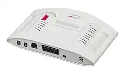 The GX4000 offered RGB video capability with the SCART connector in back.