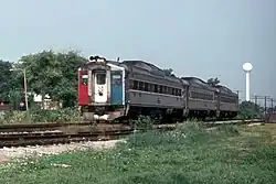 Budd RDC #15 on a Black Hawk service in 1975