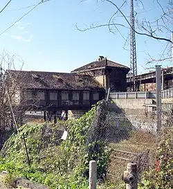As seen from the northeast (Concrete Plant Park entry)