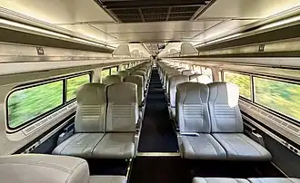 Amfleet I interior