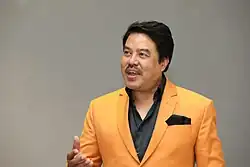 Ananda Karki at a musical program