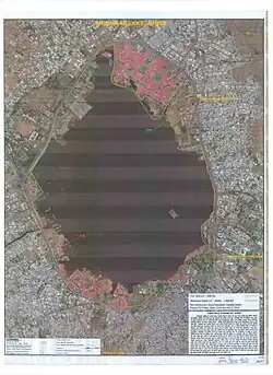 Anasagar Lake No Construction Zone Map