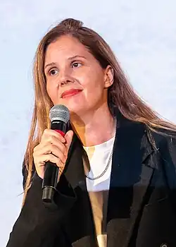 Photo of Justine Triet in 2023.